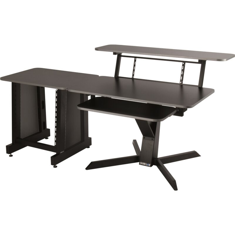 Quik Lok Z/460 BK Workstation a 3 Ripiani