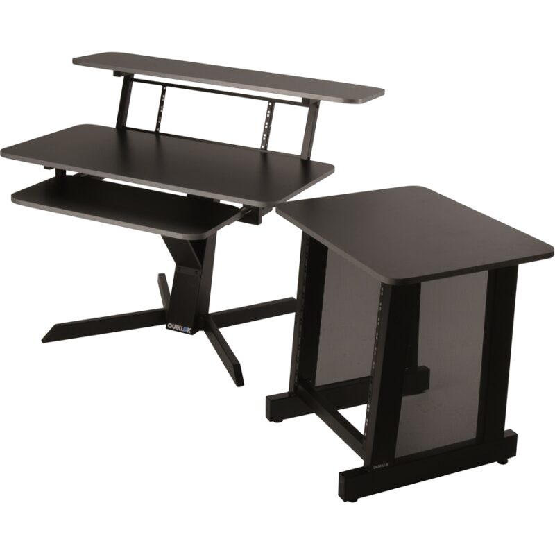 Quik Lok Z/460 BK Workstation a 3 Ripiani