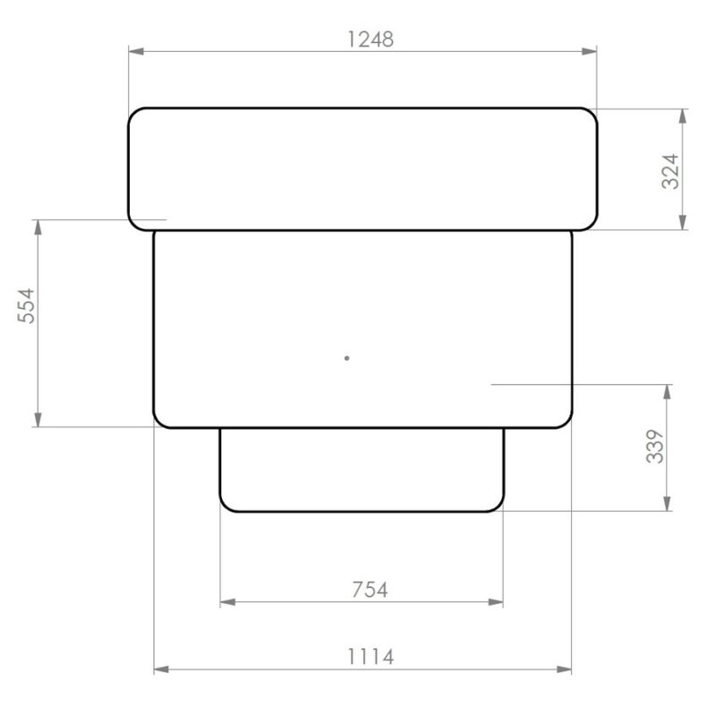 Quik Lok Z/460 BK Workstation a 3 Ripiani