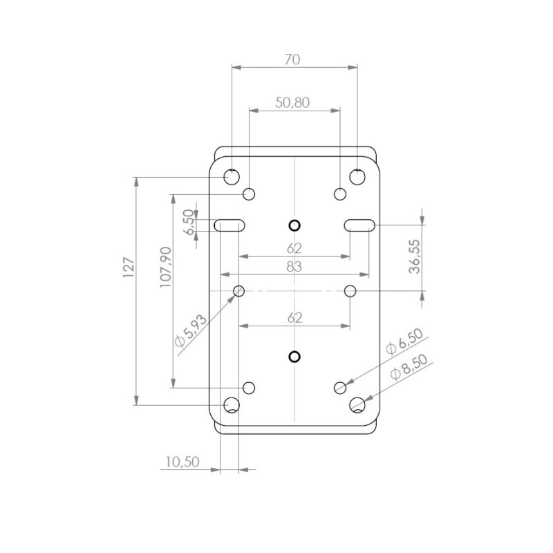 Quik Lok QL/953 Coppia di supporti per casse