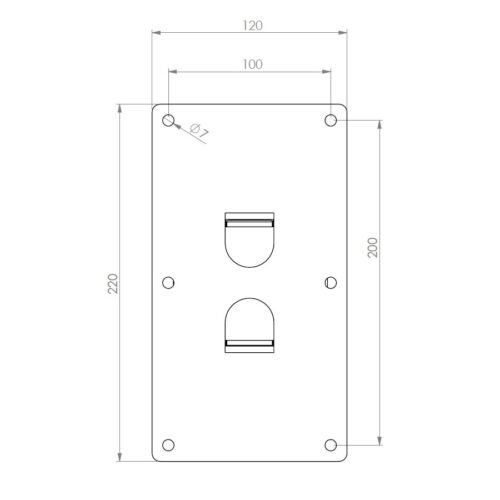 Quik Lok QL/956 Coppia di supporti per casse