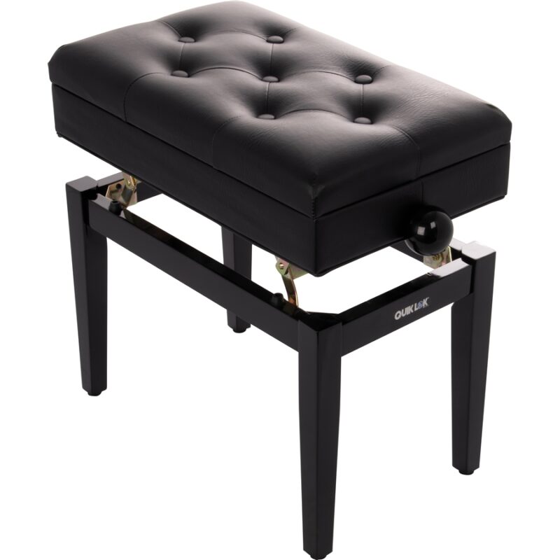 Quik Lok PB/106 BK L Panca in Legno per Pianoforte