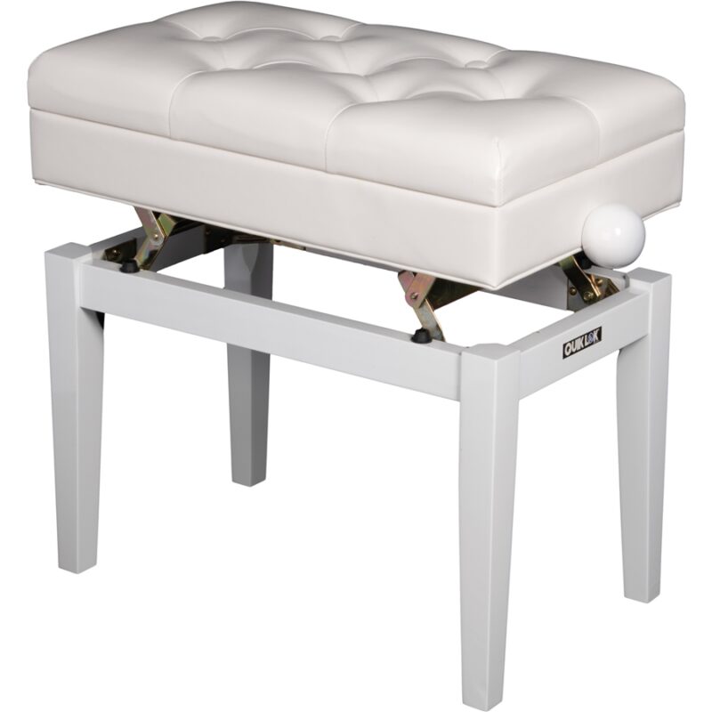 Quik Lok PB/106 WH L Panca in Legno per Pianoforte