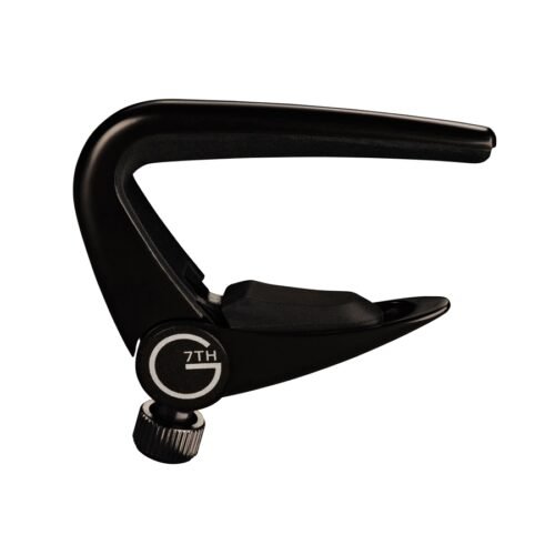 G7TH Newport 6 String Black Capo