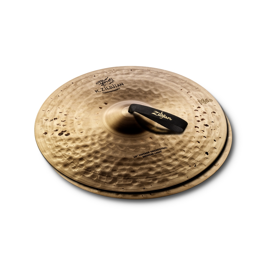 Zildjian K1140-18" K Constantinople Special Selection Medium Light - Pair/Straps