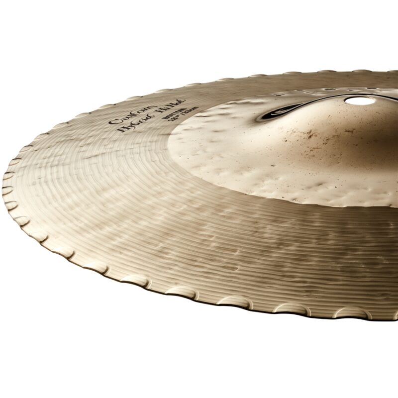 Zildjian K1215 13 1/4" K Custom Hybrid HiHat Bottom
