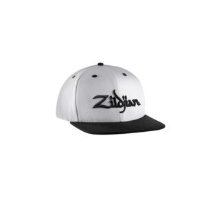 Zildjian ZAHC0022 - White 6 Panel Snapback Hat