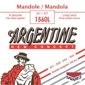 Argentine 1063L Corda singola RE-3 Avvolta in Acciaio Loop End Mandola