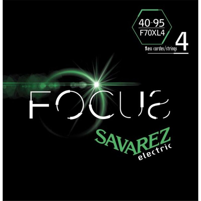 Savarez F70XL4 Corde Focus per Basso Elettrico 40-95