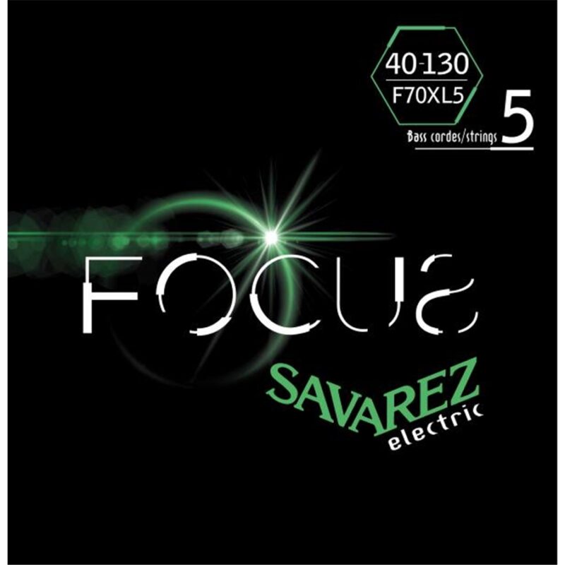 Savarez F70XL5 Corde Focus per Basso Elettrico 40-130