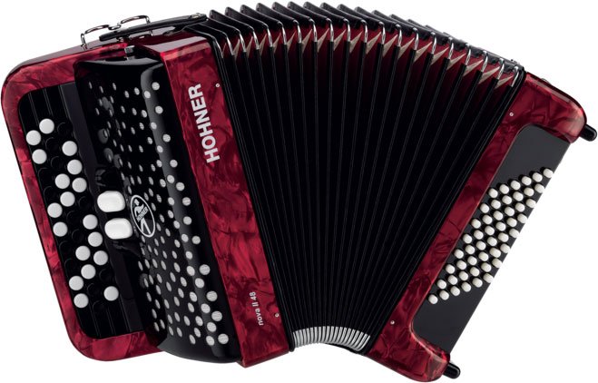 HOHNER NOVA II 48 ROSSO