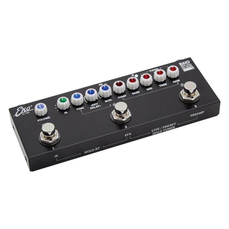Eko Guitars BAIO B Pedale Multieffetto con IR integrati per basso elettrico