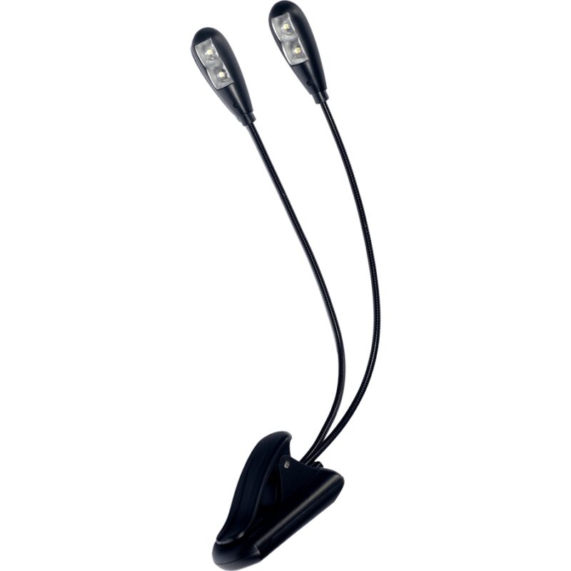 RTX LP2L 2 lampade a Clip Flessibile per Leggio (4 led)