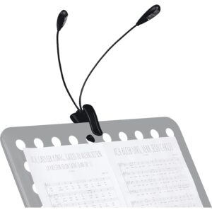 RTX LP2L 2 lampade a Clip Flessibile per Leggio (4 led)
