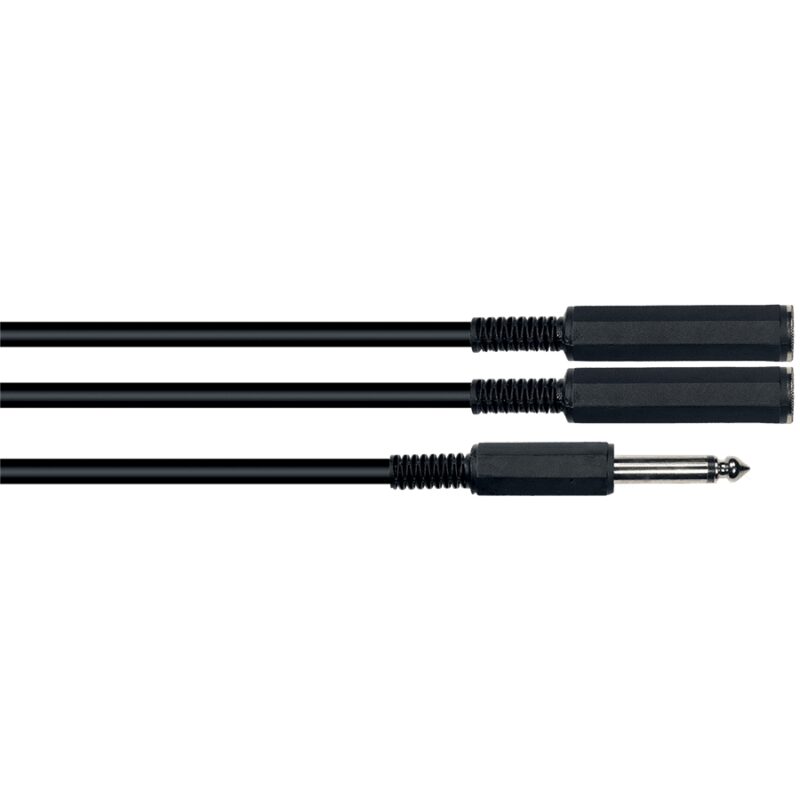 Yellow Cable B2F Cavo Y 2x Mono Femmina/1x Jack Mono