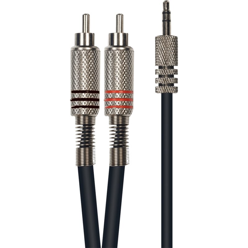 Yellow Cable K06M-3 Cavo Segnale 2x RCA maschio/Mini Jack Stereo 3 m