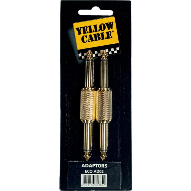 Yellow Cable AD02 Adattatore Jack/Jack Mono Maschio 2 Pcs