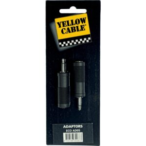 Yellow Cable AD05 Adattatore Mini Jack Mono Maschio/Jack Mono Femmina 2 Pcs