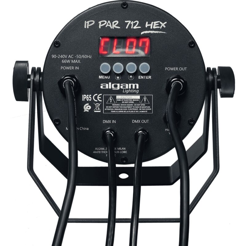 Algam Lighting IP-PAR-712-HEX Proiettore Par LED per Esterni DMX