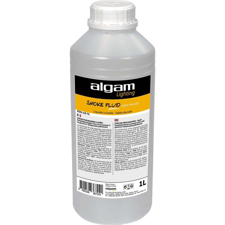 Algam Lighting FOG-LD-1L Liquido Fumo Bassa Densità 1L