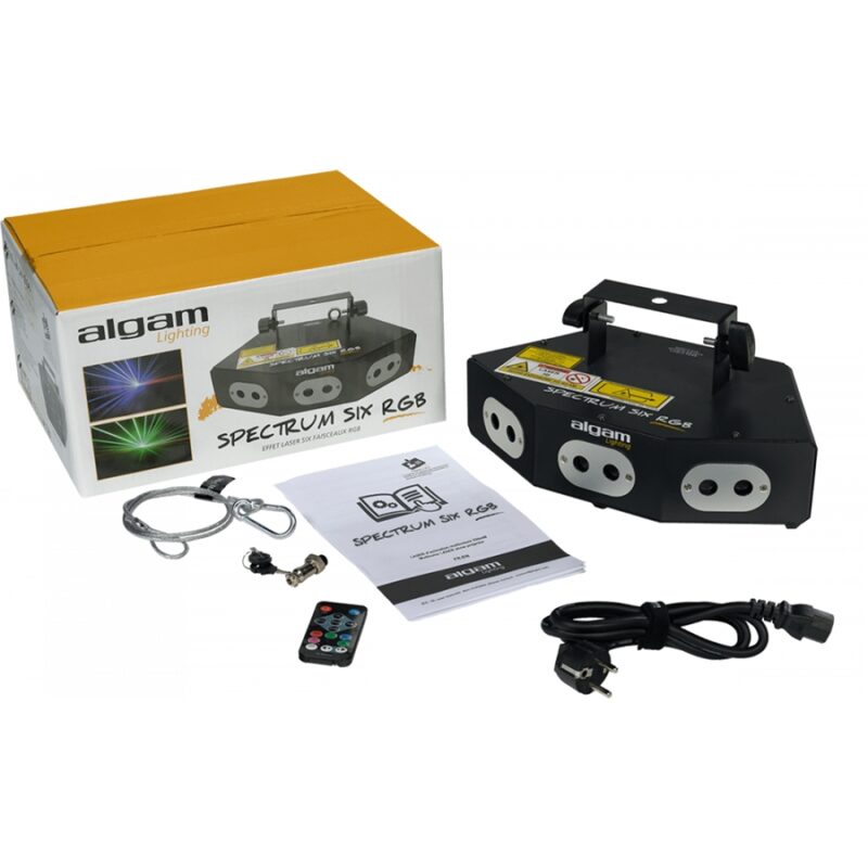 Algam Lighting SPECTRUM SIX RGB Laser 6 in 1