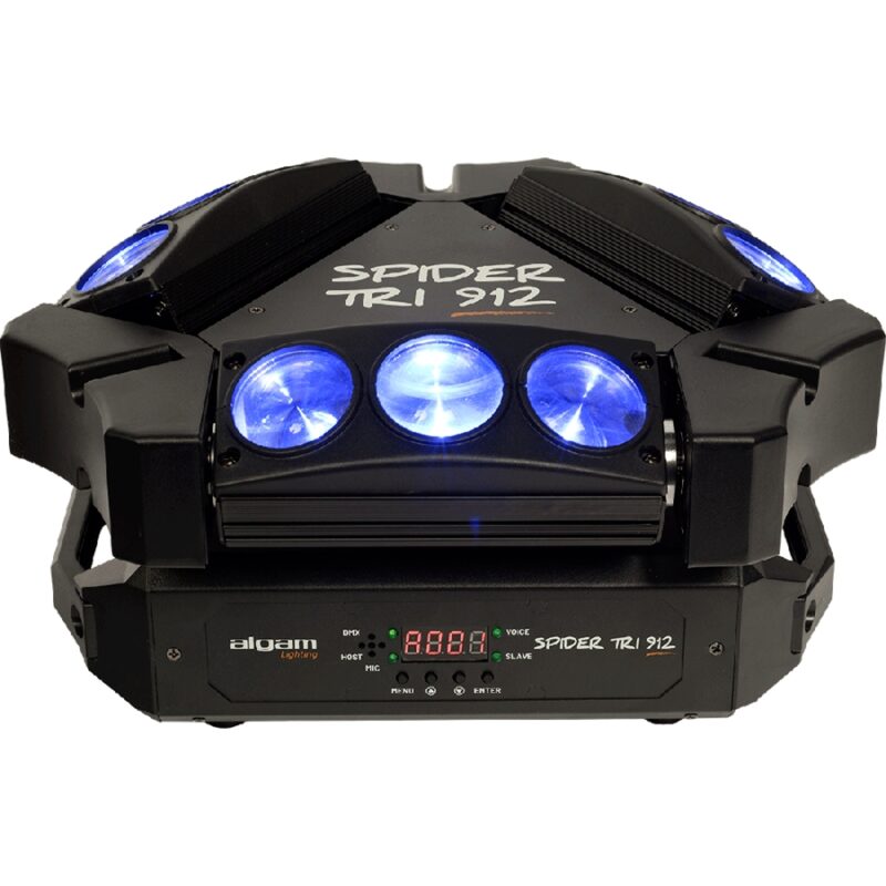 Algam Lighting SPIDER-TRI-912 Mini Barre Motorizzate Beam 9x12W