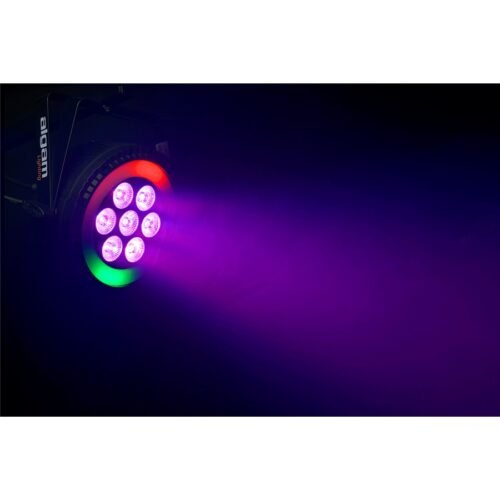 Algam Lighting PARWASH76-RING LED 7x6W RGBW + RING RGB