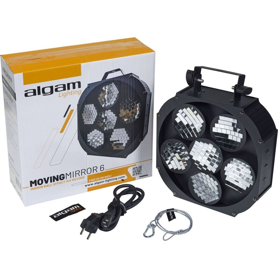 Algam Lighting MOVING-MIRROR-6 Effetto Palla Specchio Motorizzata