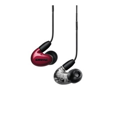 Shure SE53BARD+UNI-EFS AONIC 5 Auricolari colore rosso/trasparente