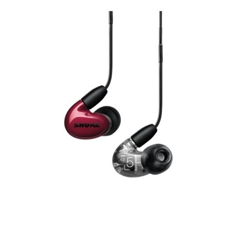 Shure SE53BARD+UNI-EFS AONIC 5 Auricolari colore rosso/trasparente