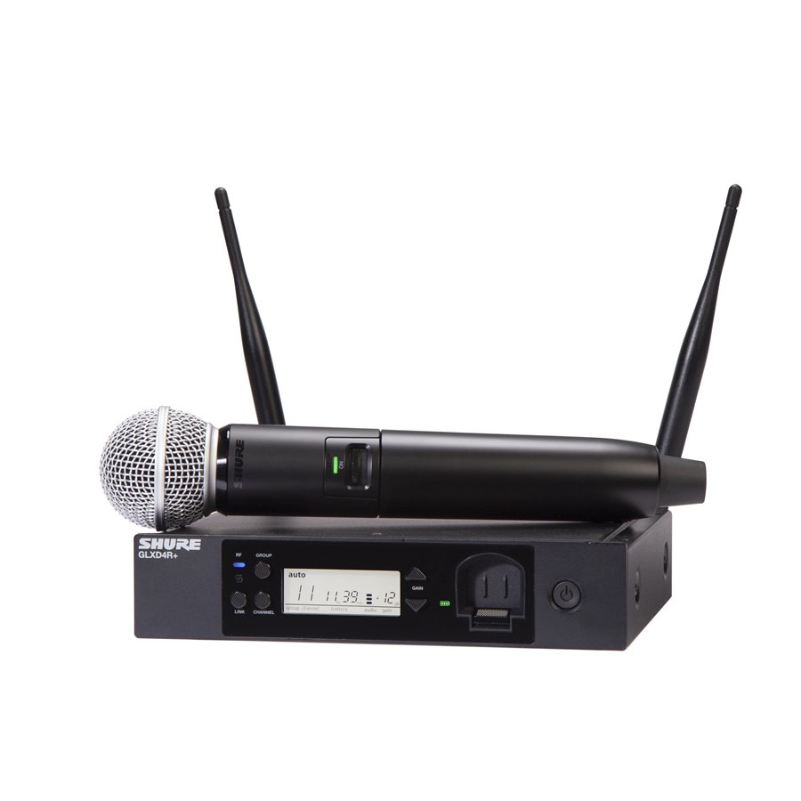 Shure GLXD24R+ con SM58 Sistema Wireless