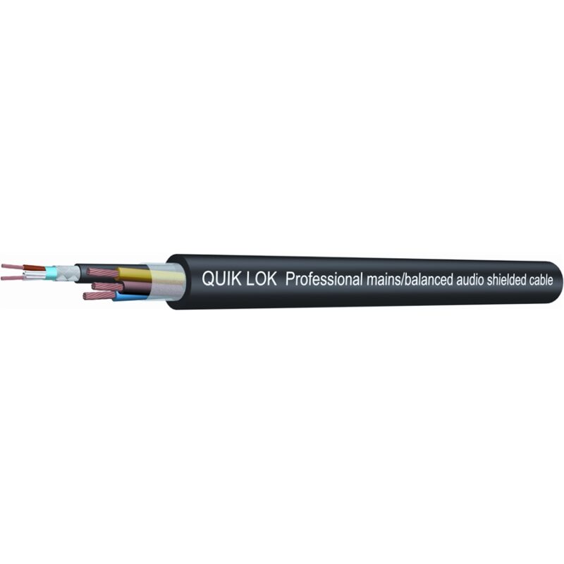 Quik Lok CA/836 BK Cavo per collegamento audio/rete