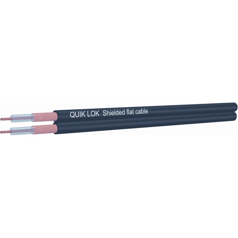 Quik Lok CM/822 BK Cavo multipolare piatto Stereo