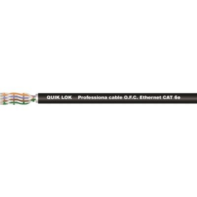 Quik Lok ETH/1007 BK CAVO ETHERNET Cat6e in Bobina