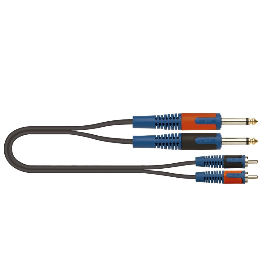 Quik Lok RKSA/130-5 - 2 Jack Mono/2 RCA Maschio