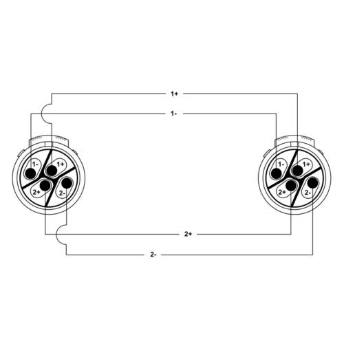 Quik Lok S/346-15PN Speakon NS/191/Speakon NS/191