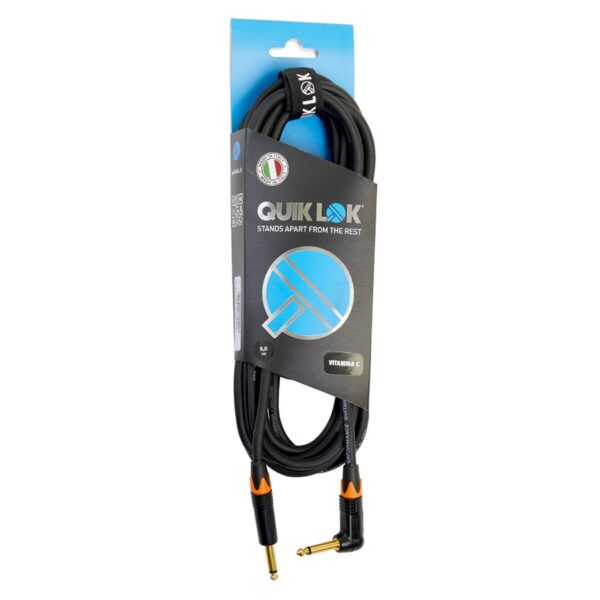 Quik Lok VITAMINA/C-A5 BK Jack Mono 90°/Jack Mono 5 mt