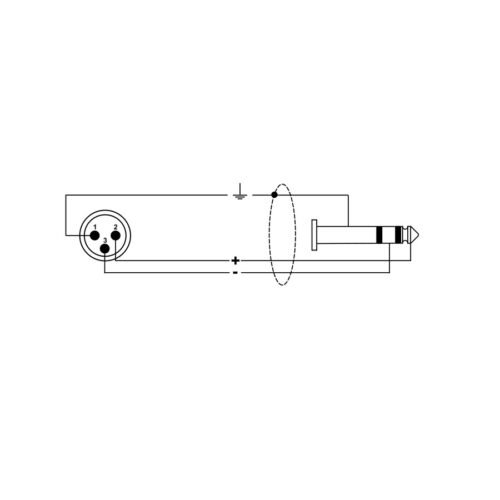 Quik Lok RKSM/344-2 XLR Maschio/Jack Stereo