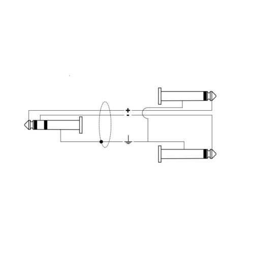 Quik Lok RKSA/140-1 Minijack Stereo/2 Jack Mono