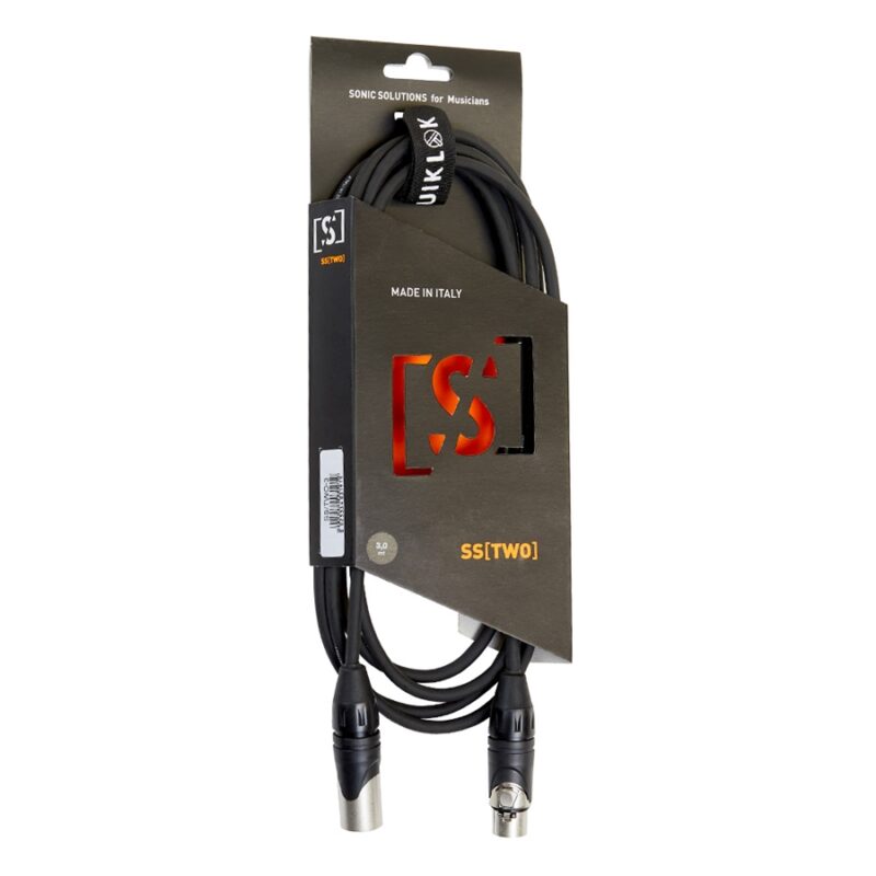 Quik Lok SS/TWO-2 XLR Maschio/XLR Femmina 2 mt