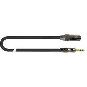 Quik Lok ITST/MJS-3 XLR Maschio/Jack Stereo 3 mt