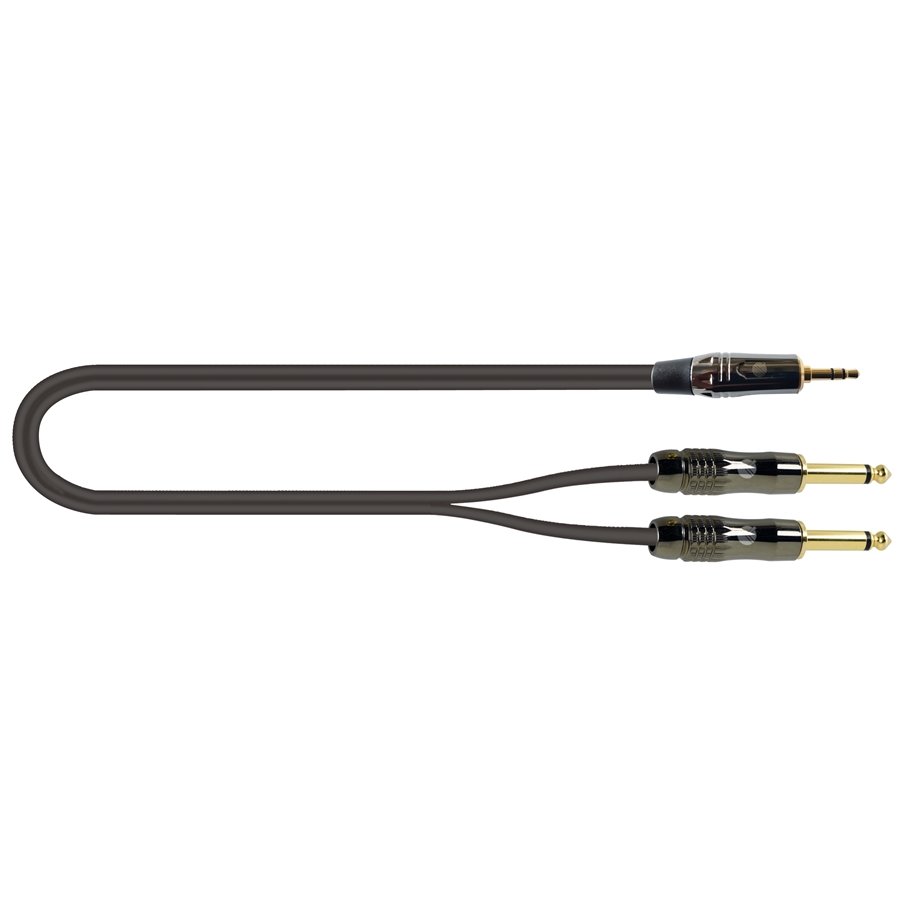 Quik Lok ITST/J352J-1 Jack Stereo/2 x Jack Mono 1 mt