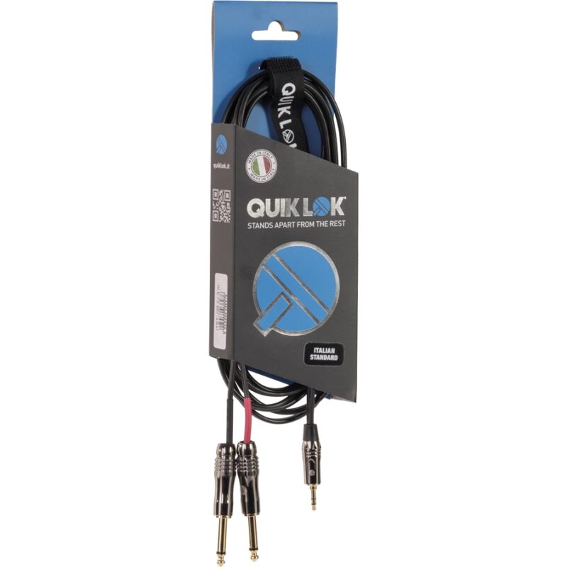 Quik Lok ITST/J352J-2 Jack Stereo/2 x Jack Mono 2 mt