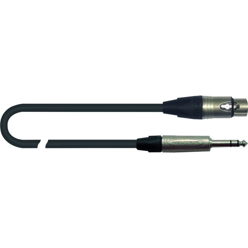 Quik Lok ITTOP/FJS-1 XLR Femmina/Jack Stereo 1 mt