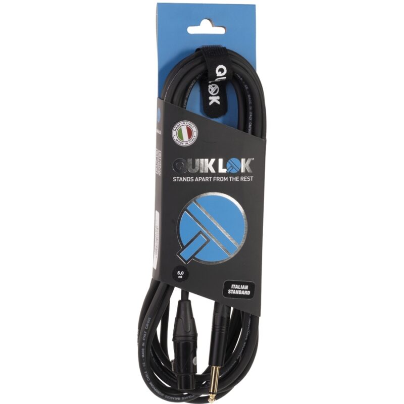 Quik Lok ITST/FJM-3 B XLR Femmina/Jack Mono