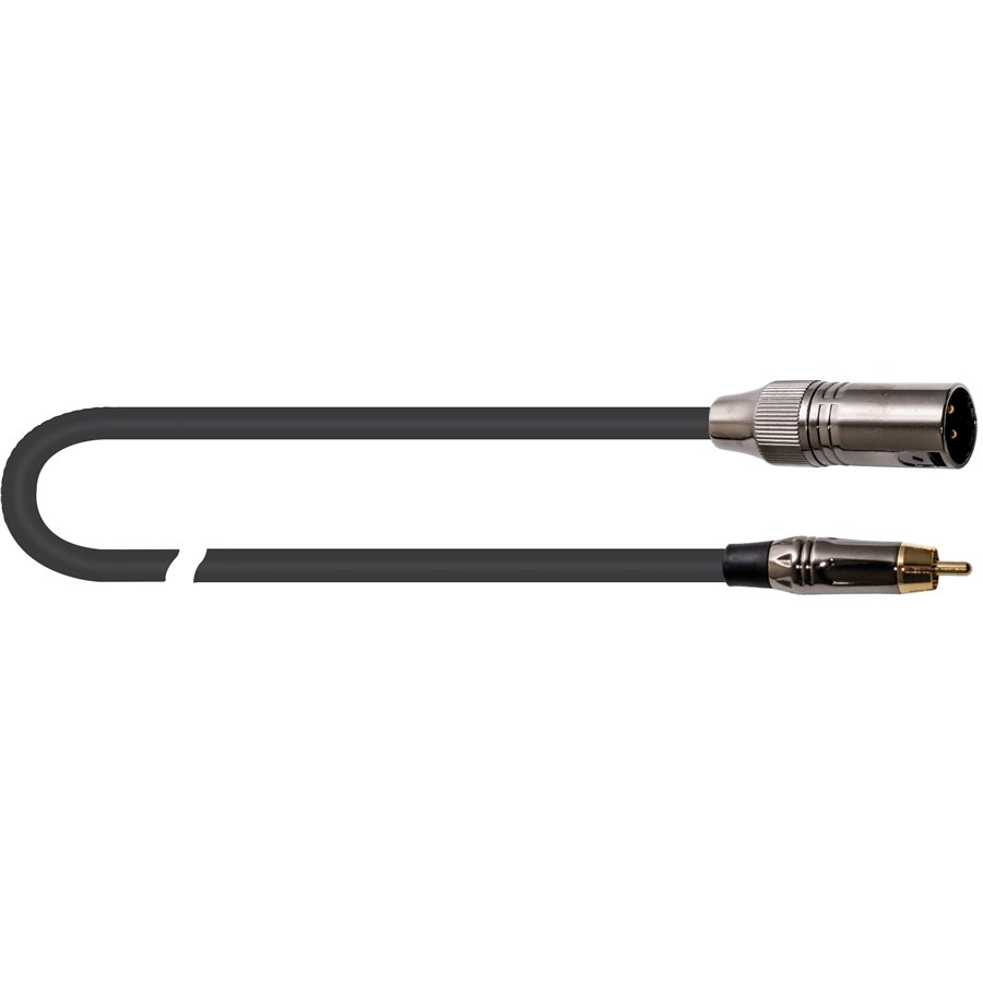 Quik Lok ITST/MRCA-1 XLR M/RCA 1 mt