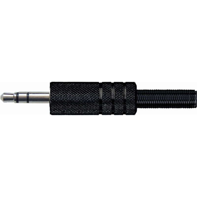 Quik Lok G/118 BK Jack Stereo 3.5 in metallo nero