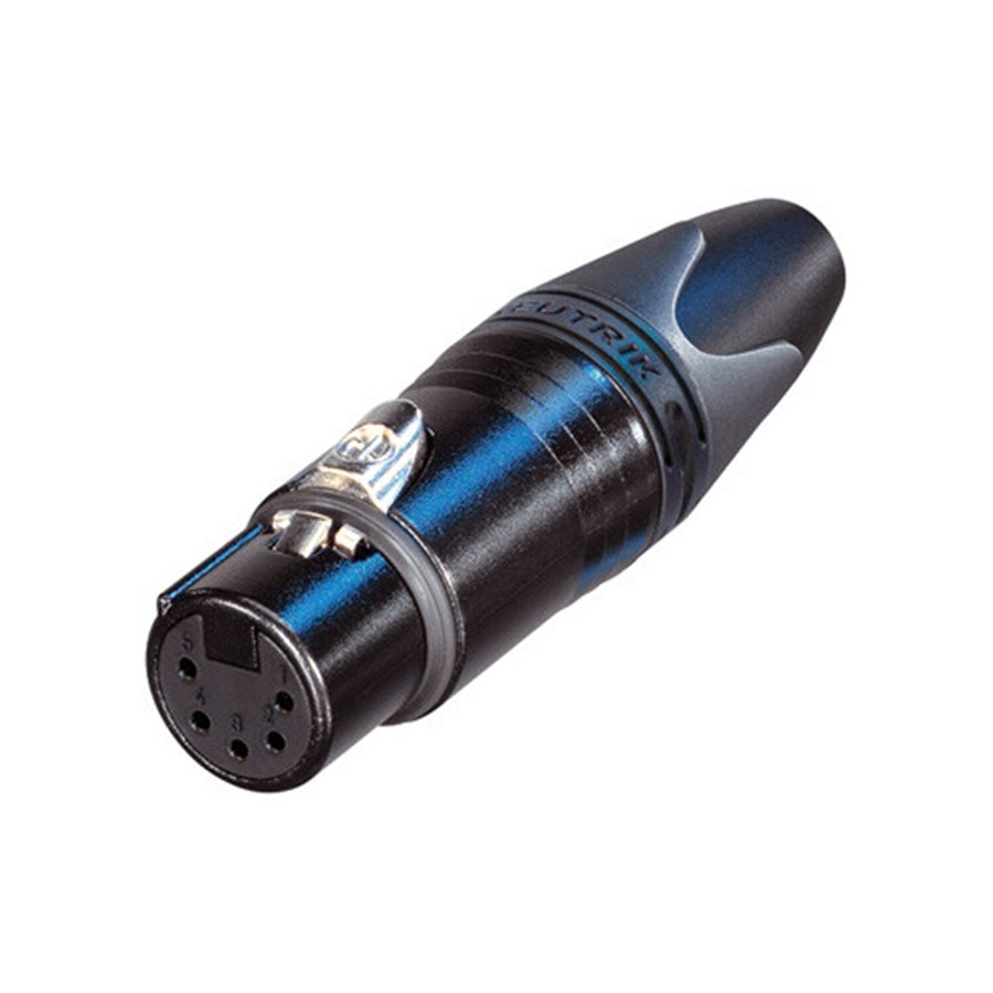 Quik Lok Neutrik NC5FXX-B Cannon XLR Femmina 5 Poli Black