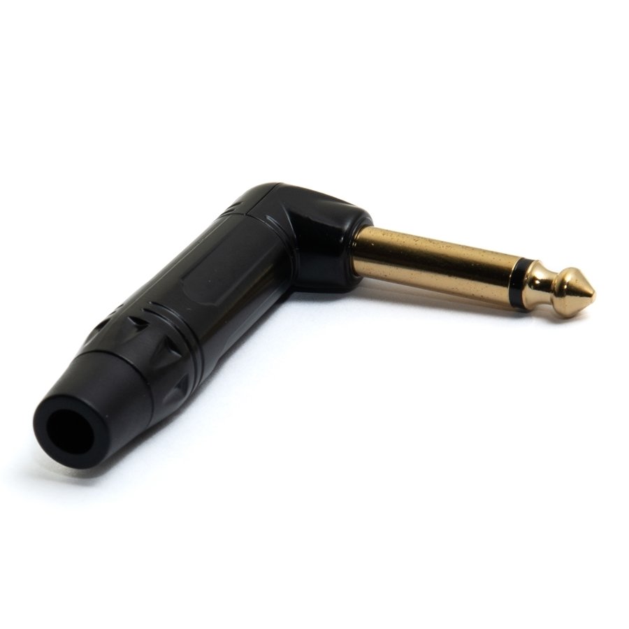 Quik Lok J/JM90-M-B Jack Mono 6.3 - 90° Black