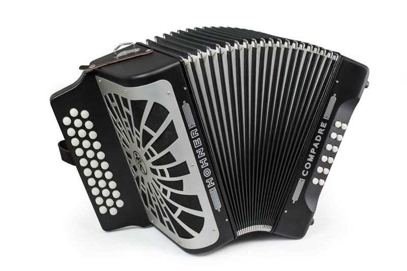 HOHNER COMPADRE EAD NERO SILVER GRILL